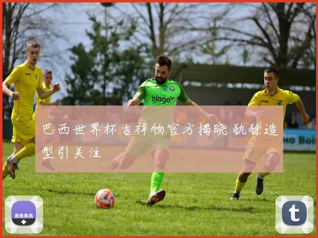 巴西世界杯吉祥物官方揭晓 犰狳造型引关注